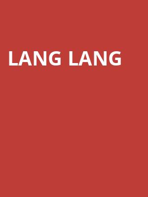 Lang Lang, Granada Theatre, Santa Barbara